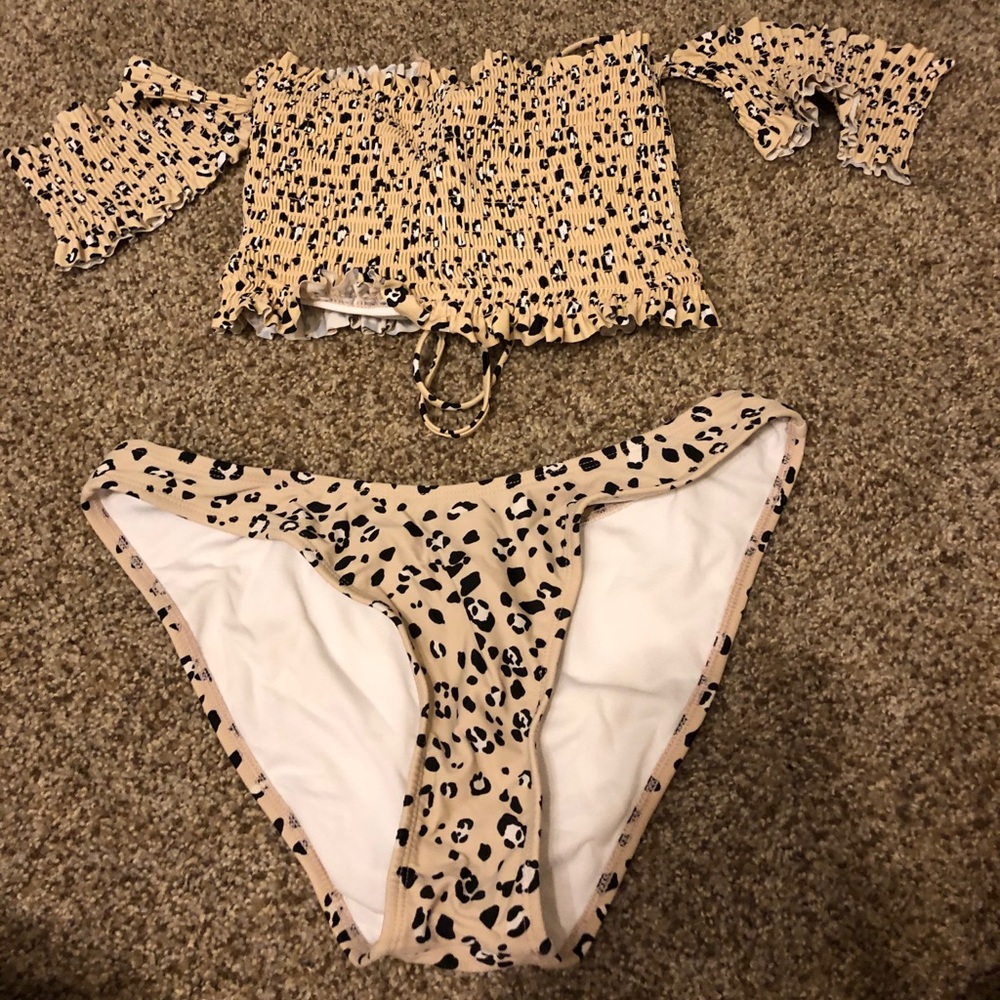 Cheetah bikini set